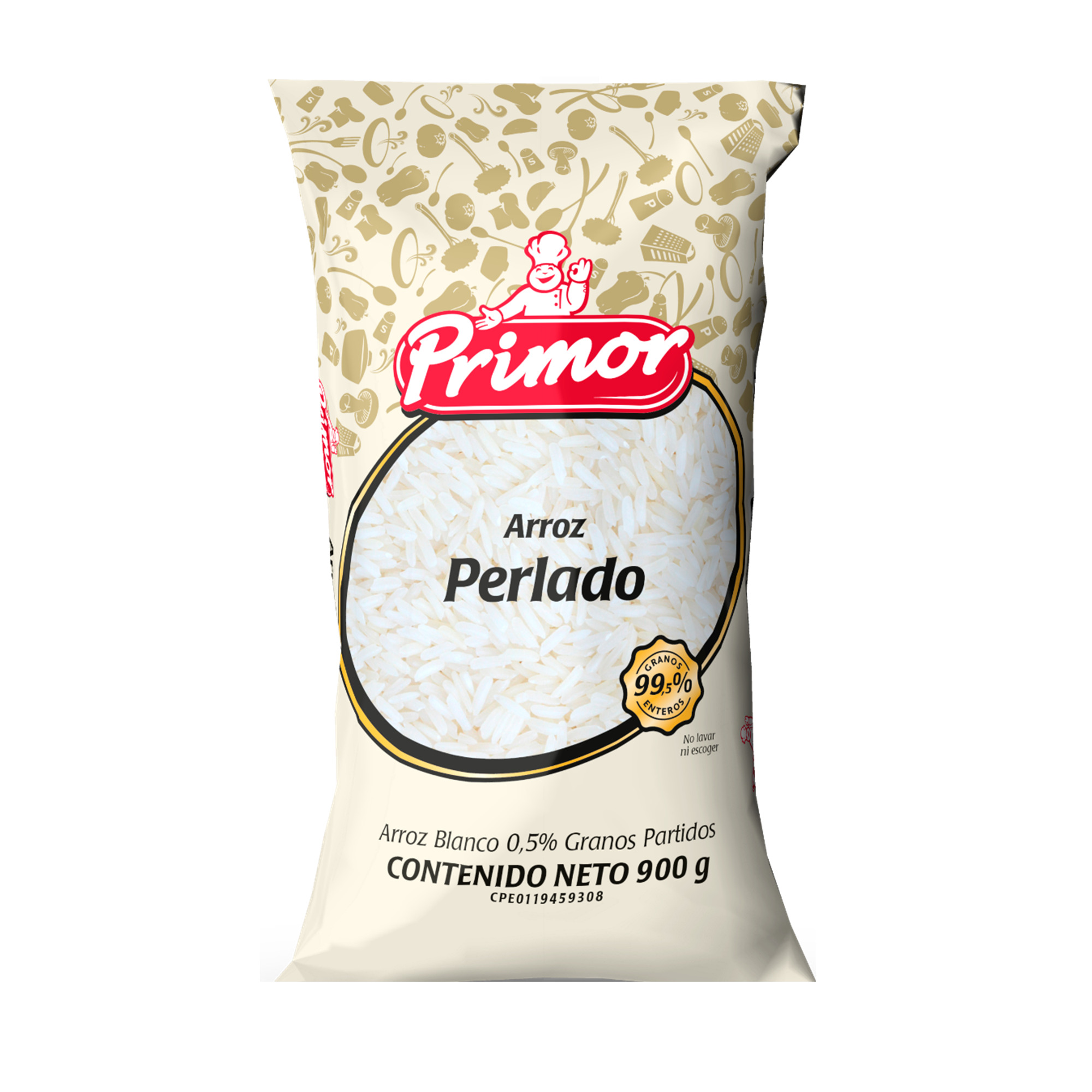 arroz perlado 900 g