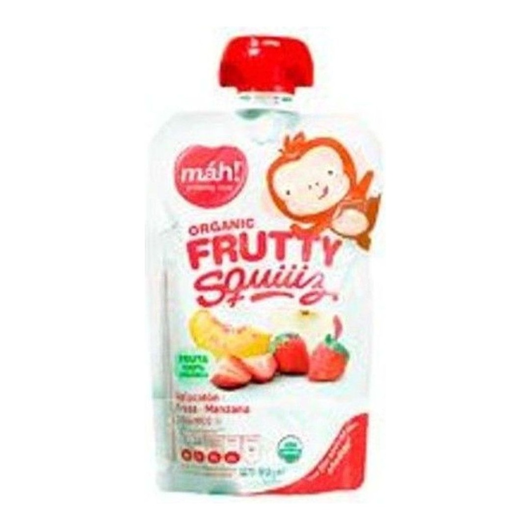 colado de melocotón, fresa y manzana 90 g