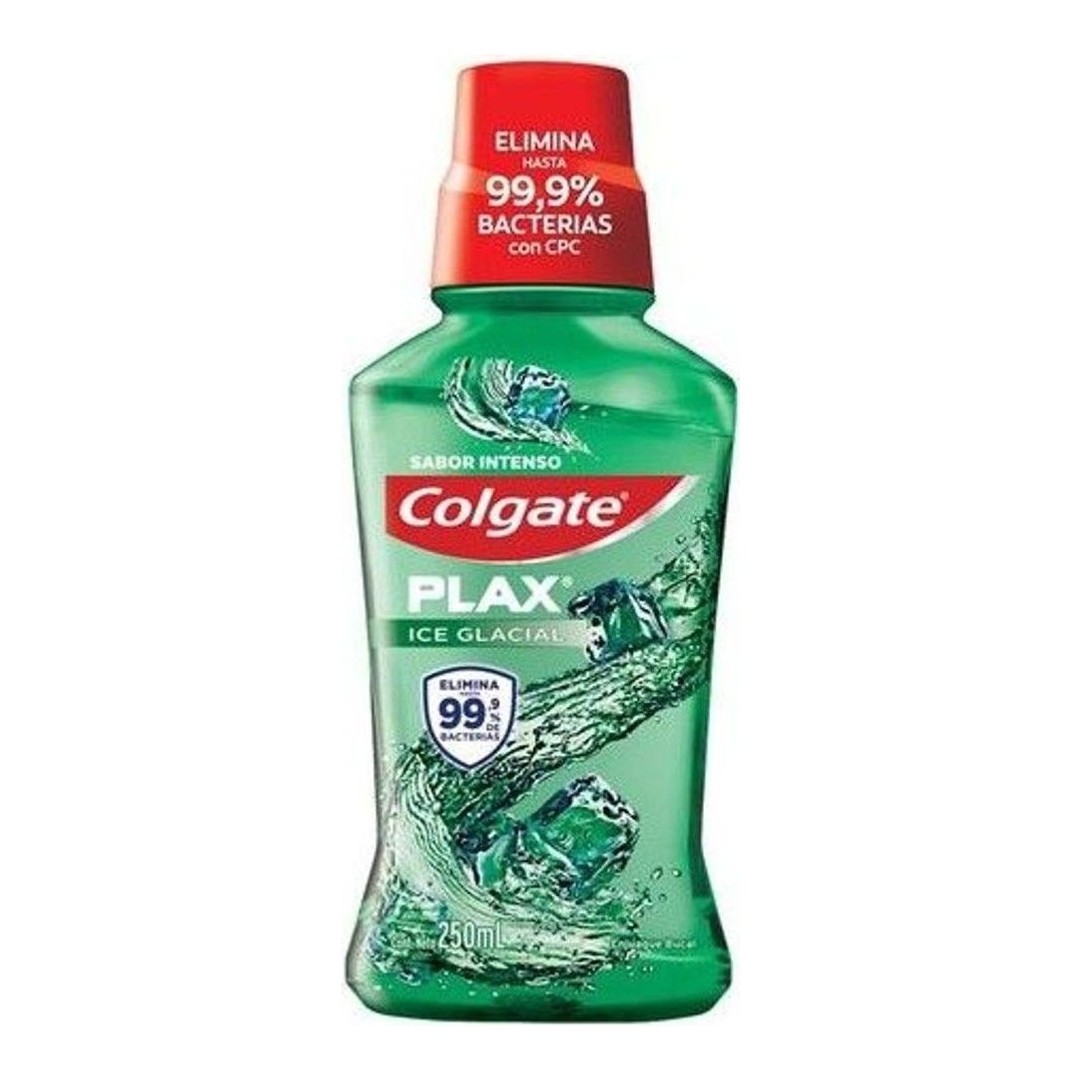 colgate enjuague bucal plax ice glacial 250 ml