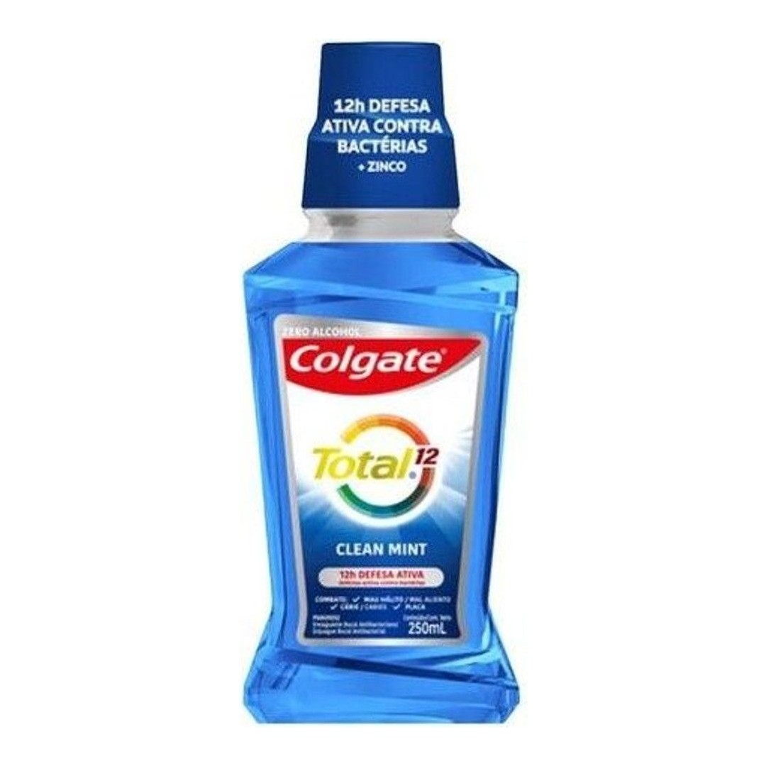 colgate enjuague bucal total 12 clean mint 250 ml